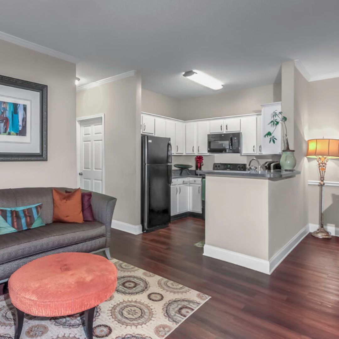 our Hickory apartment open floor plans