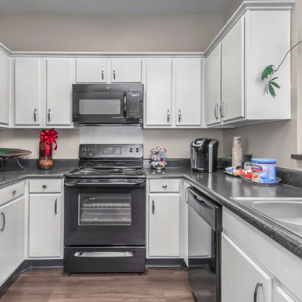 An apartment kitchen