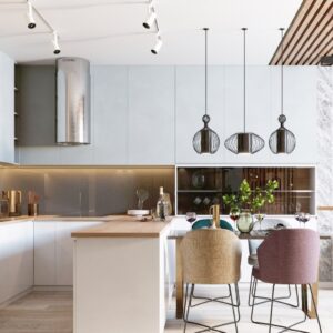 Modern apartment kitchen